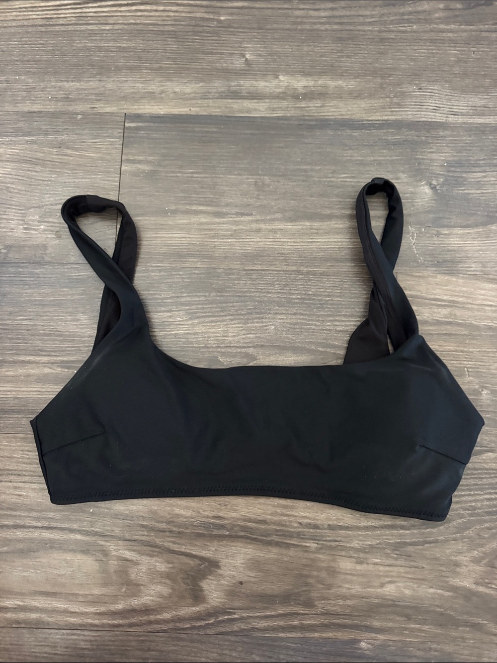 Aerie Black Basic Swim Top